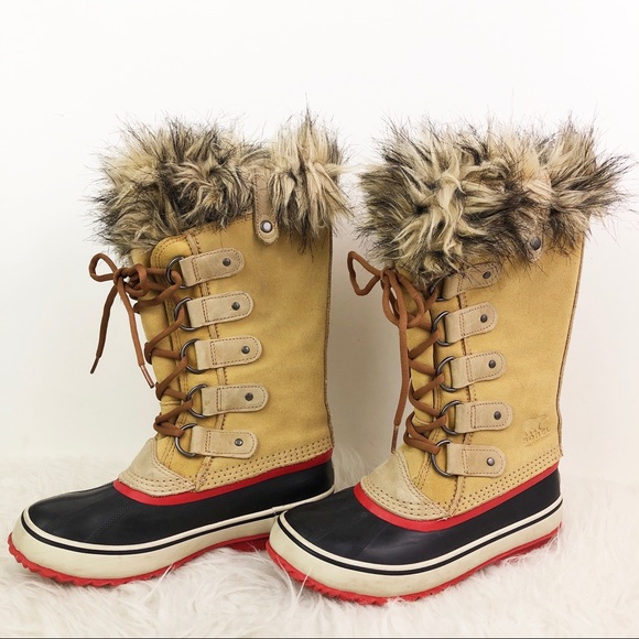 SOREL Joan Of Arctic Camel Waterproof Winter Boots - Picture 7 of 10
